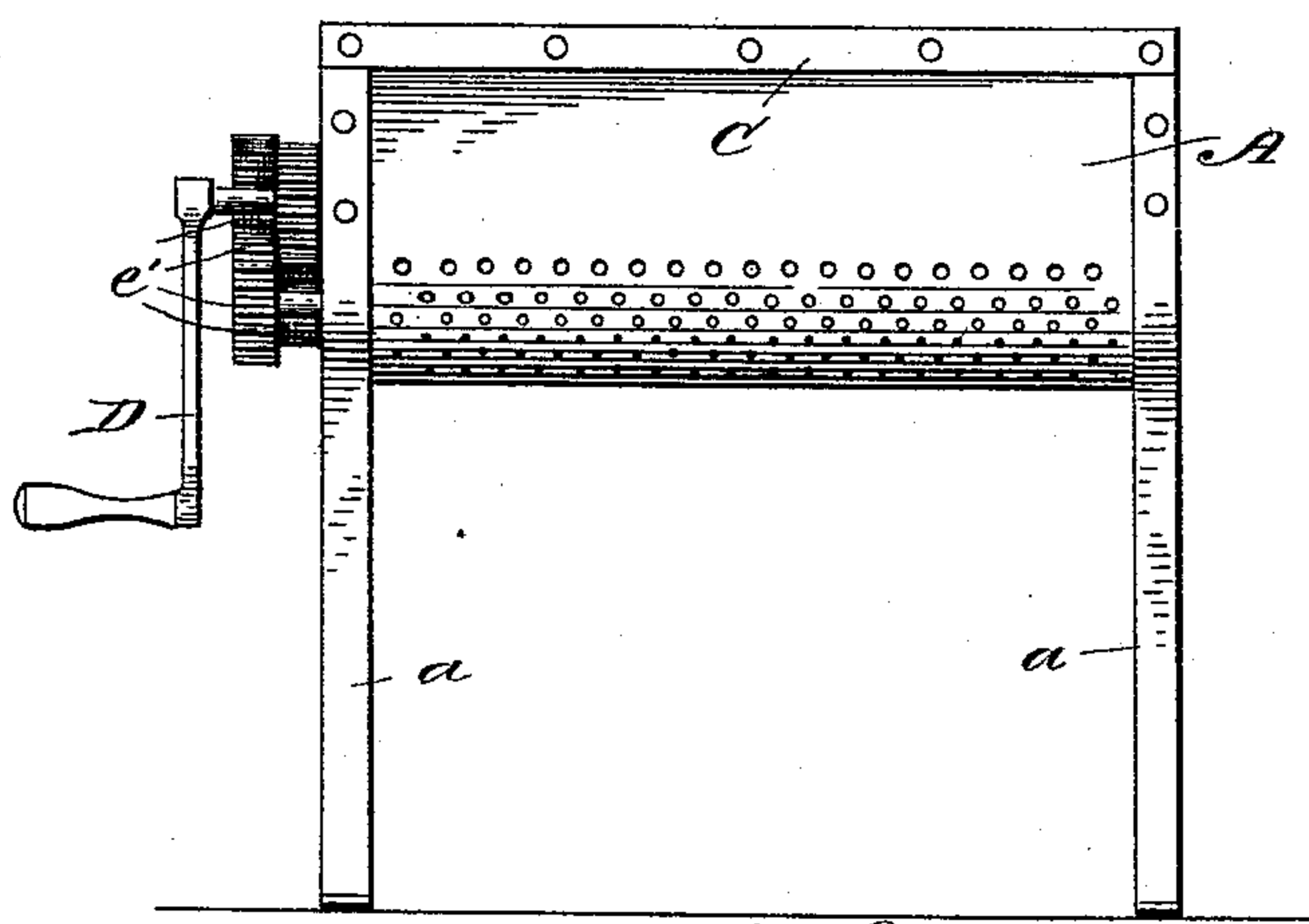 Diagram of Lee's bread crumber