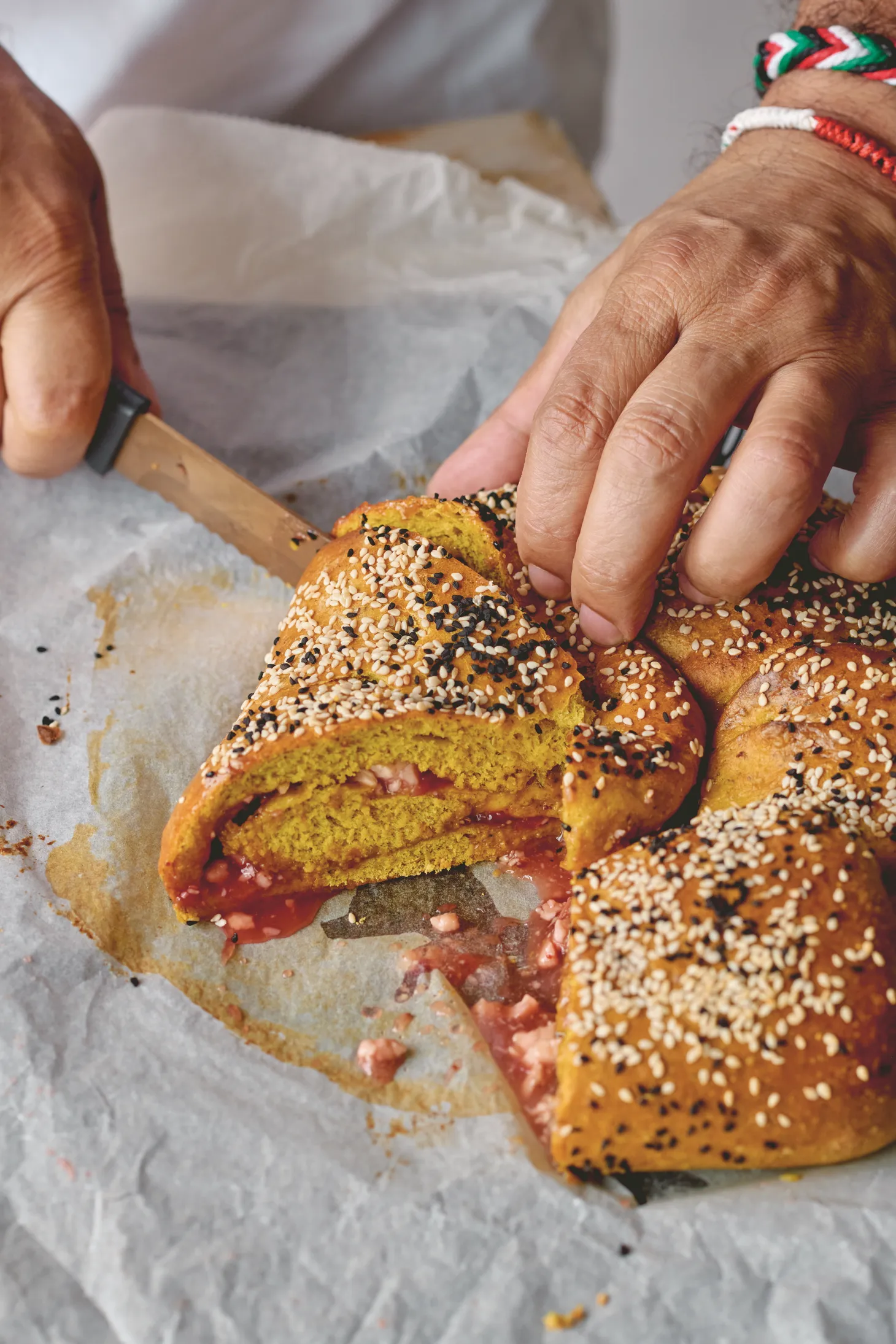 Musafan — Cheese and Jam Pie