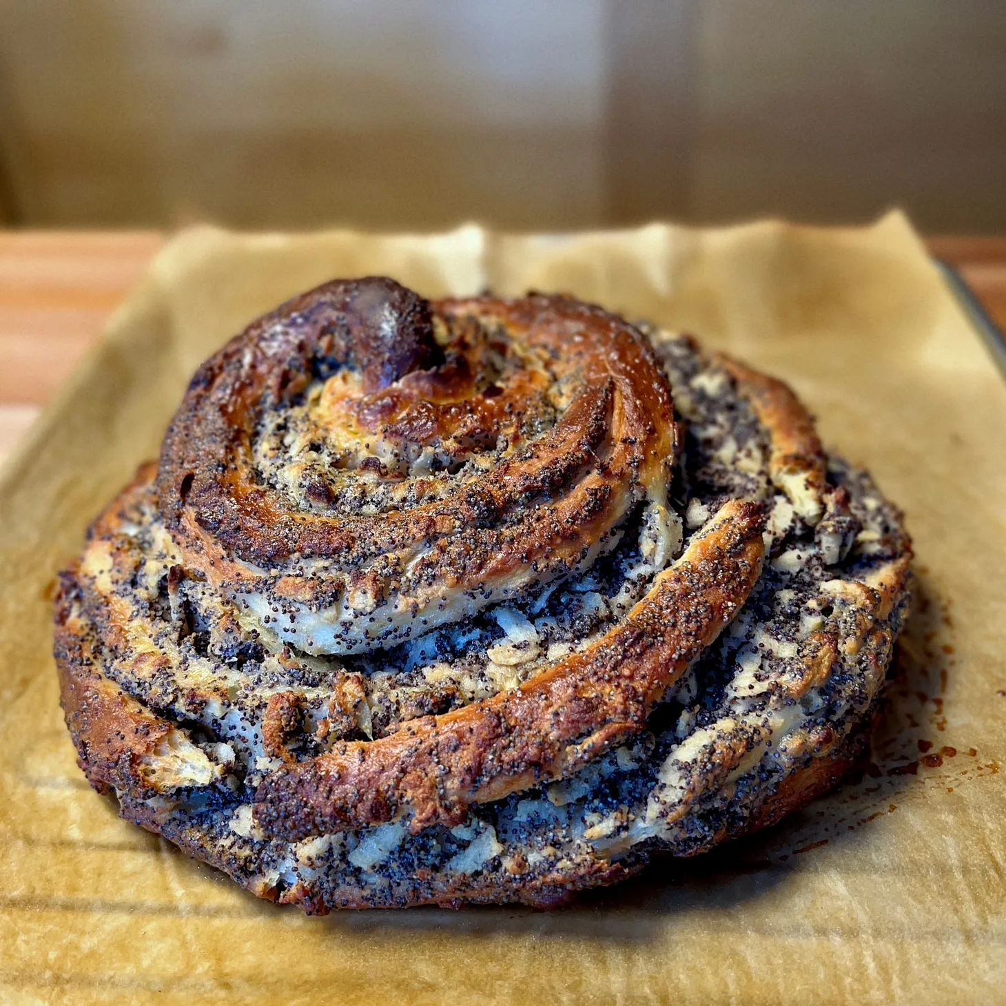 Notes on Olia Hercules' poppyseed Easter bread recipe