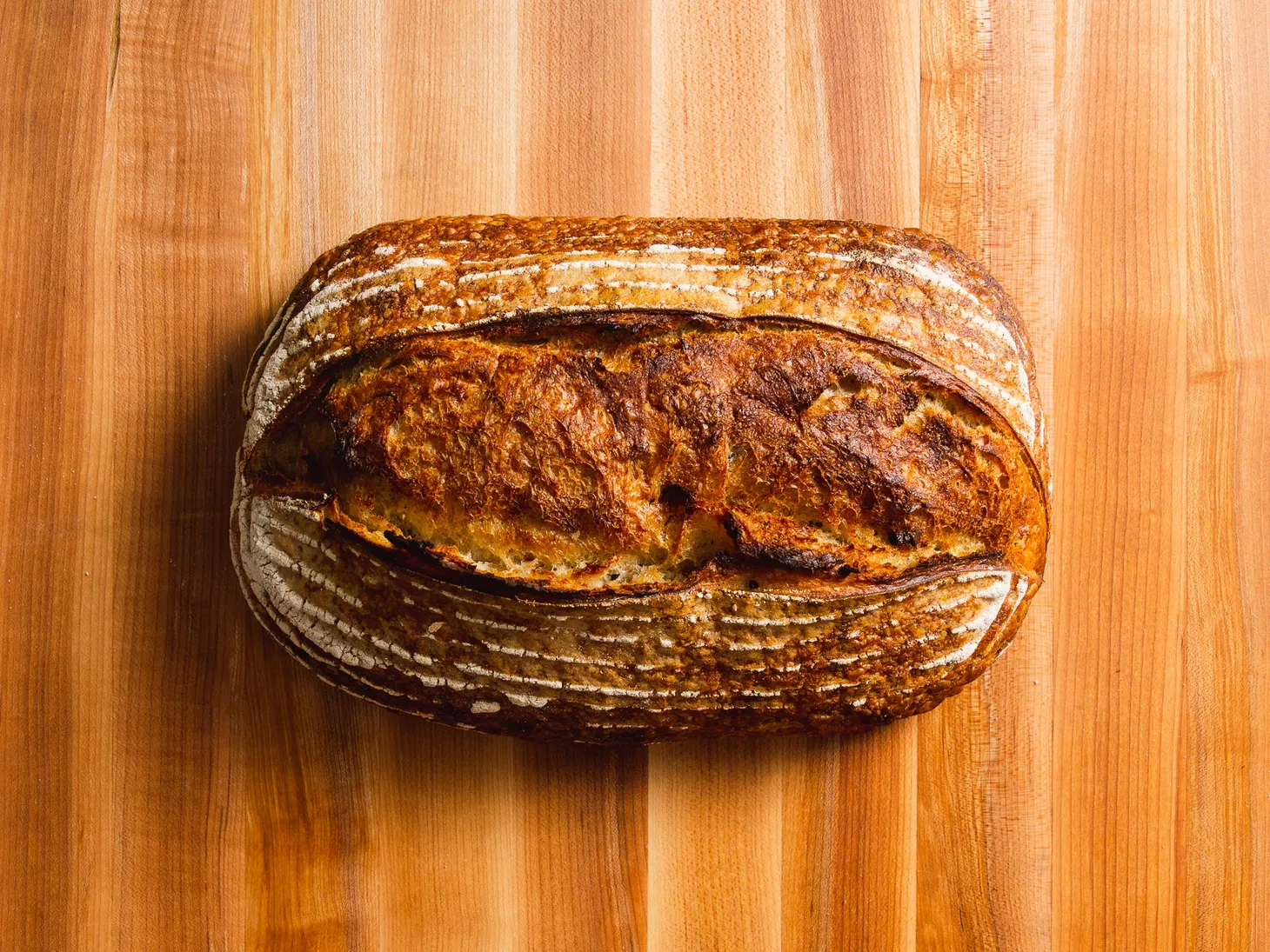 Recipe: No-Knead Pain au Levain, 4% Rye, 7% Potato Flakes