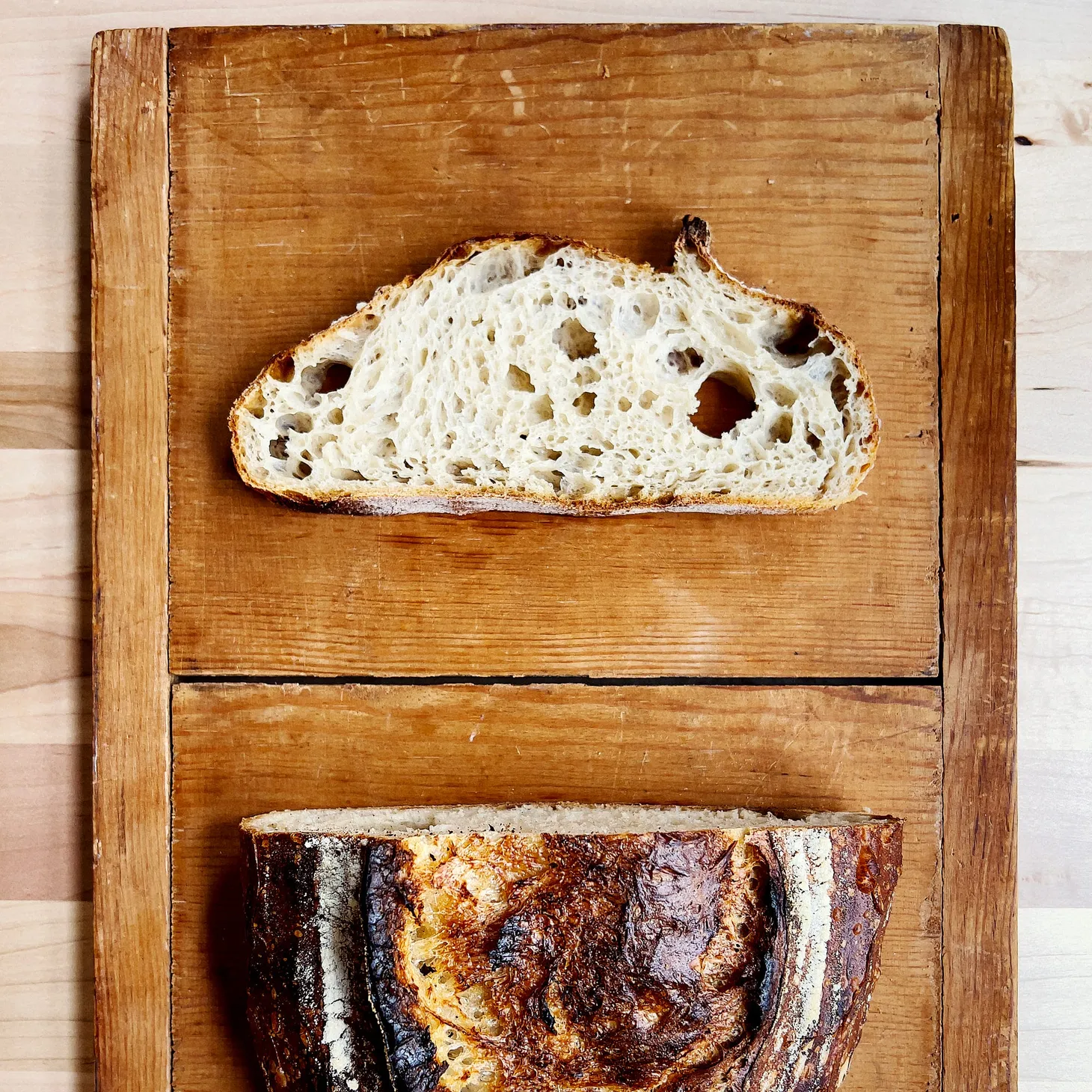 "Recipe": Brown rice water sourdough
